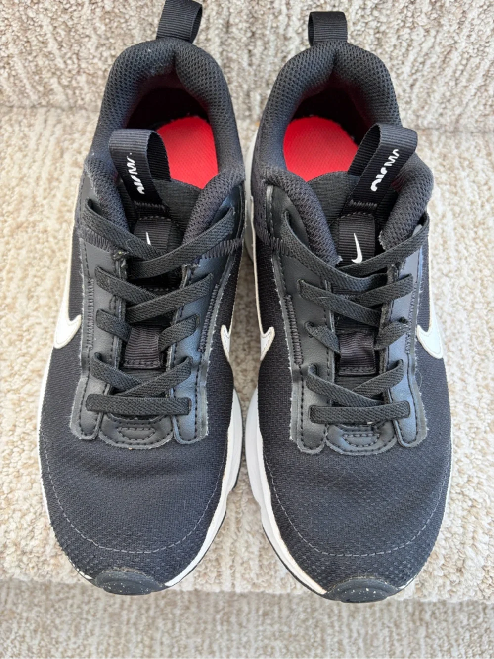 Nike Air Max INTRLK Lite kids' sneakers black and white. Size Boys 3. - Picture 3 of 10